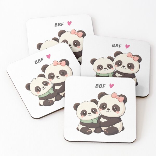 Item preview, Cute Panda BFF – Adorable Best Friends Forever designed and sold by lunadesignsmoon.