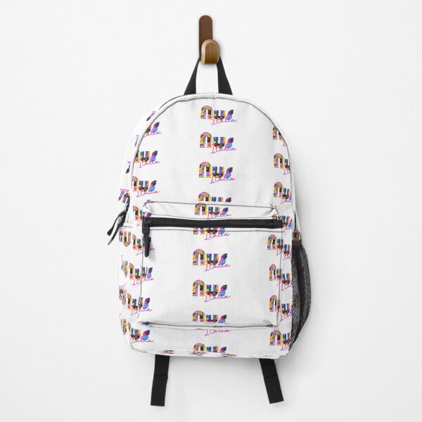 Item preview, Nus, Valle de Aosta, Italia, diseño tipográfico colorido para viajeros designed and sold by Wanderful-roads.