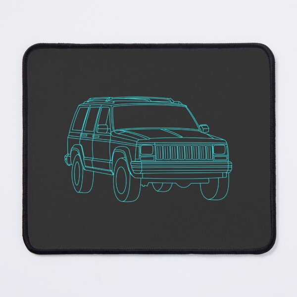 Item preview, Cherokee XJ Door D Outline Design in Teal Color designed and sold by kawin302.