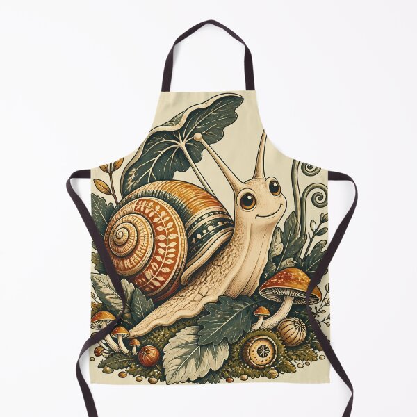 Item preview, Woodland Snail Forest Companion Illustration designed and sold by Fun2Fentastic.