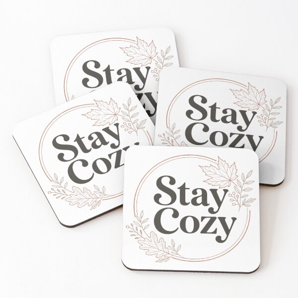 Item preview, Stay Cozy Autumn Fall Typography Quote designed and sold by OlesiaCraft.