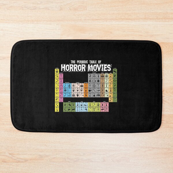 Item preview, Periodic Table Of Horror Movies designed and sold by doriliti.