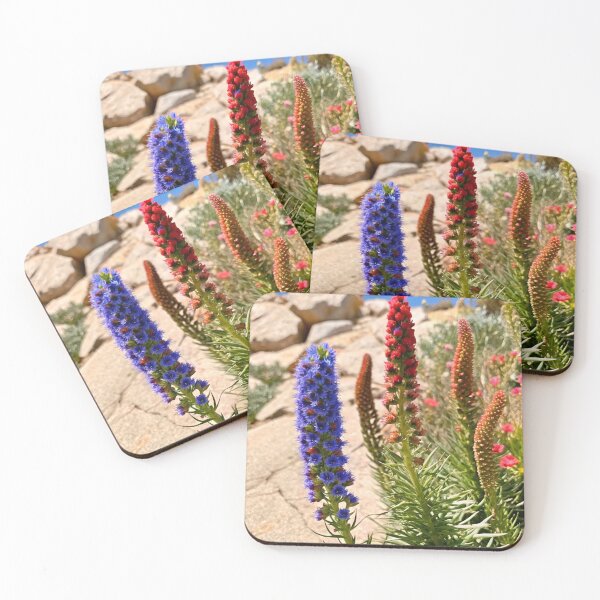 Item preview, Vibrant Coastal Wildflowers Rocks designed and sold by lokajumart.