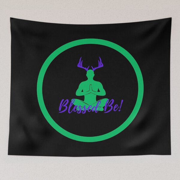 Item preview, Cernunnos Horned God Antlers Blessed Be designed and sold by Witch Joseph.