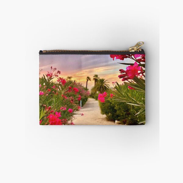 Item preview, Pink Floral Sunset Pathway designed and sold by lokajumart.