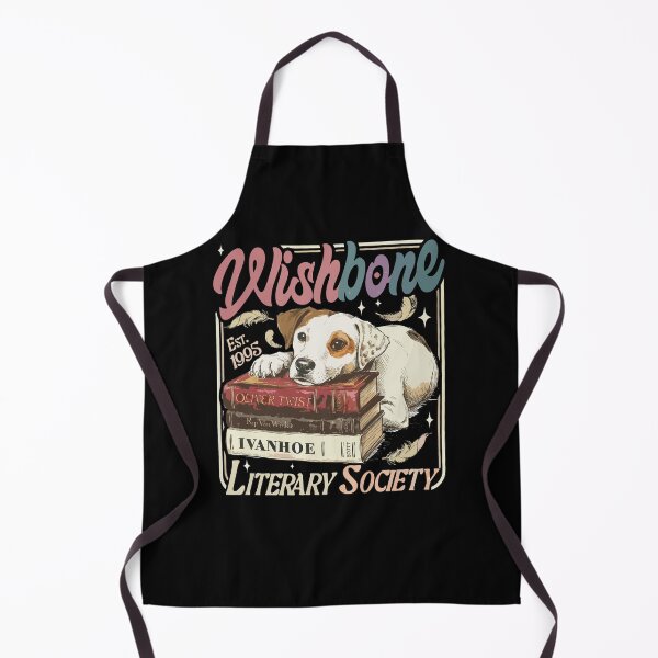 Item preview, Wishbone Dog Literary Society Book Lover Design designed and sold by thefirstbroo.