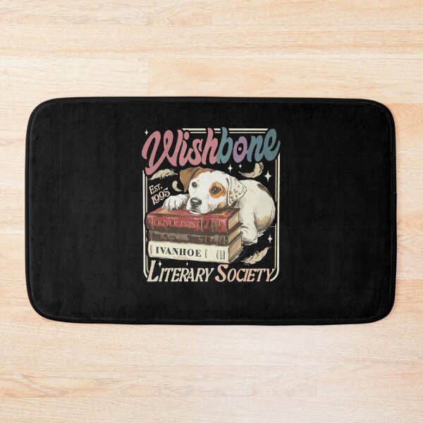 Item preview, Wishbone Dog Literary Society Book Lover Design designed and sold by thefirstbroo.