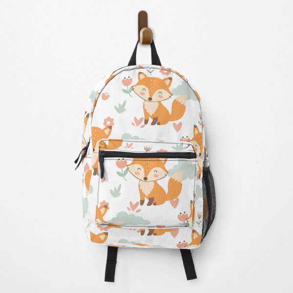 Item preview, Cute Fox Seamless Pattern Vector Floral Background designed and sold by prapapon.