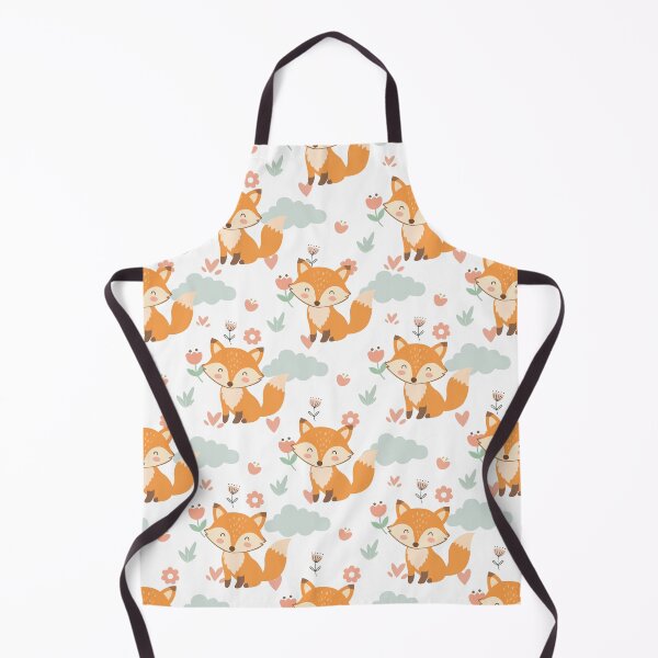 Item preview, Cute Fox Seamless Pattern Vector Floral Background designed and sold by prapapon.
