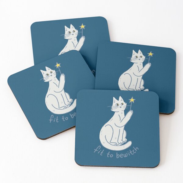 Item preview, Fit to Bewitch White Cat designed and sold by DanuskaArt.