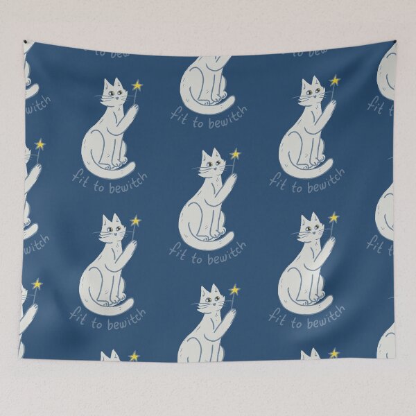 Item preview, Fit to Bewitch White Cat designed and sold by DanuskaArt.