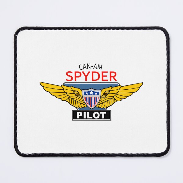 Item preview, CanAm Spyder Pilot Wings Motorcycle Rider Emblem Design designed and sold by Nix-Axter.