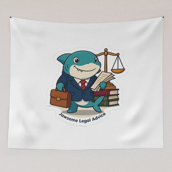 Item preview, Funny Shark Lawyer – Jawsome Legal Advice Attorney Gift designed and sold by Isliath.
