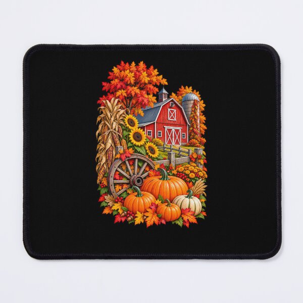 Item preview, Red Barn in Autumn-Fall Farm Landscape designed and sold by RockitBaby.