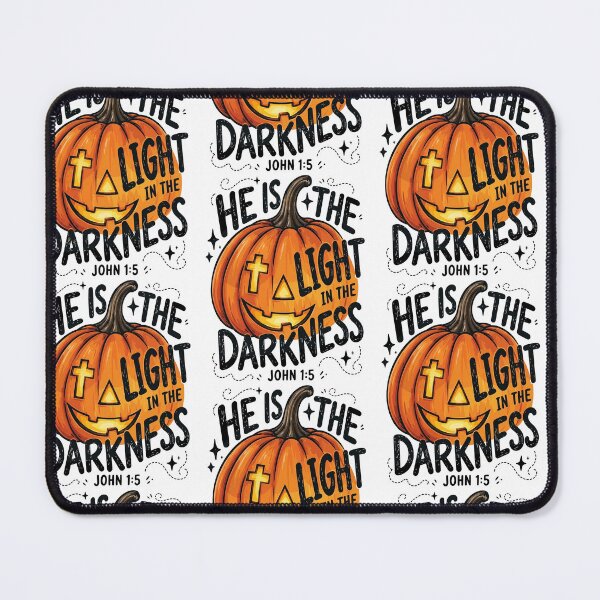 Item preview, He Is the Light Christian Pumpkin Fall Scripture designed and sold by RDGNR.