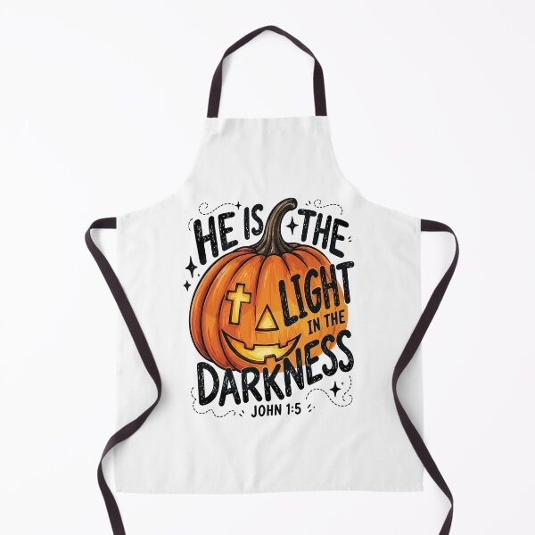 Item preview, He Is the Light Christian Pumpkin Fall Scripture designed and sold by RDGNR.