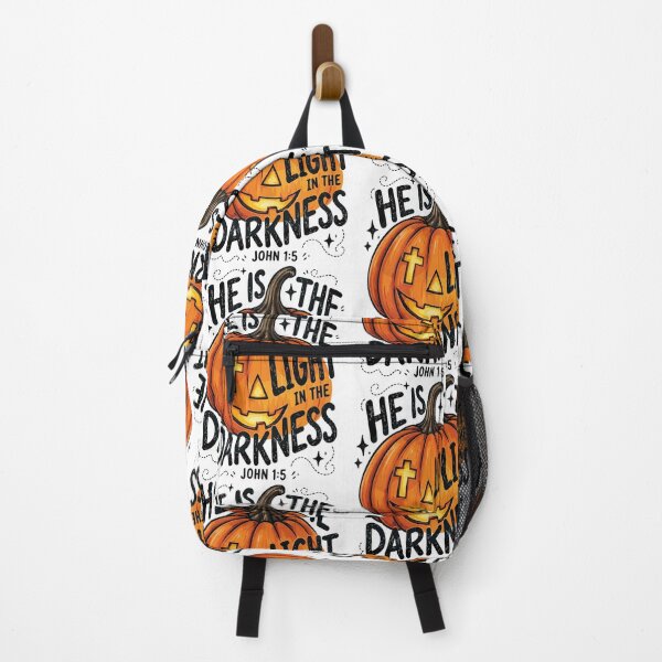 Item preview, He Is the Light Christian Pumpkin Fall Scripture designed and sold by RDGNR.