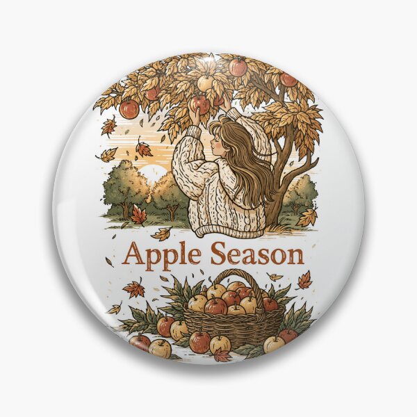 Item preview, Apple autumn harvest woman sweater apple tree basket designed and sold by Lucky-jl.