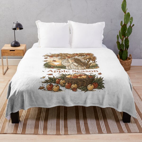 Item preview, Apple autumn harvest woman sweater apple tree basket designed and sold by Lucky-jl.
