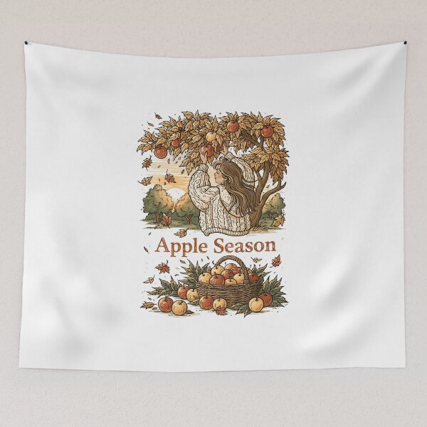 Item preview, Apple autumn harvest woman sweater apple tree basket designed and sold by Lucky-jl.