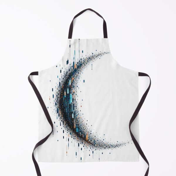 Item preview, Fragmented Moon | Minimalist Celestial Abstract Art designed and sold by rigelcreation.