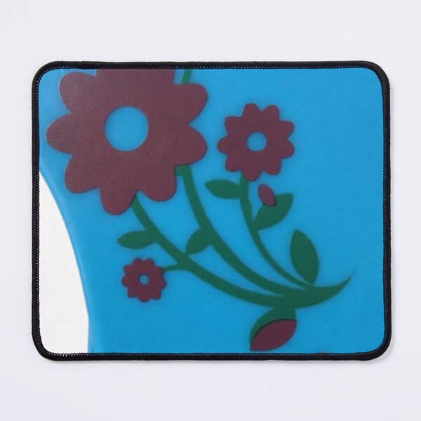 Item preview, Blue Cute Floral Retro Dolly Pattern Art designed and sold by Galaxydesignhub.