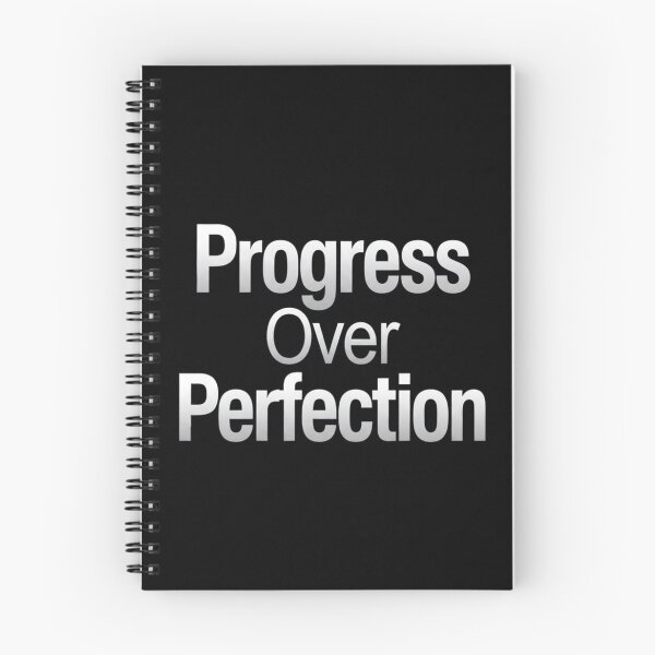 Item preview, Progress Over Perfection | Motivational Typology & Productivity Quote designed and sold by Ink-CanvasIC.