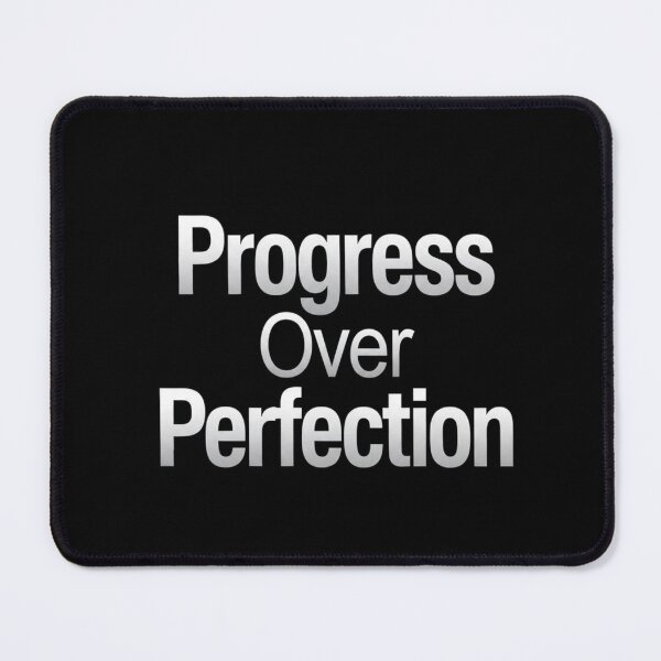 Item preview, Progress Over Perfection | Motivational Typology & Productivity Quote designed and sold by Ink-CanvasIC.