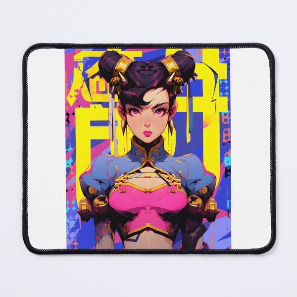 Item preview, Chun Li Inspired Anime Manga Art Celebrating Gaming and Otaku Culture designed and sold by Mohammad Rawashdeh.