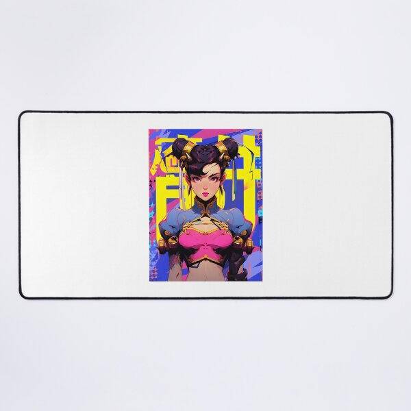 Item preview, Chun Li Inspired Anime Manga Art Celebrating Gaming and Otaku Culture designed and sold by Mohammad Rawashdeh.