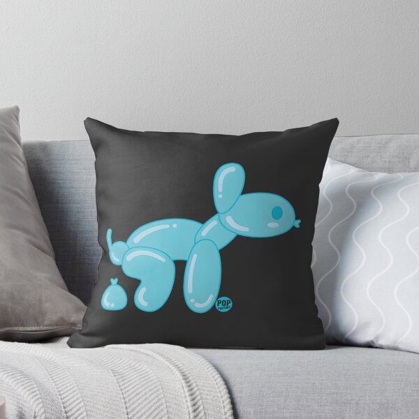 Item preview, Funny Balloon Dog Poop Illustration Cartoon Art Design designed and sold by creativecommune.