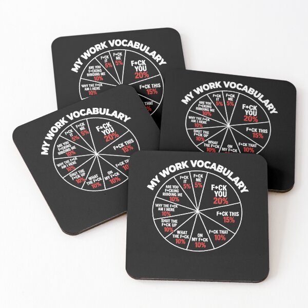 Item preview, My Work Vocabulary Wheel Office Humor designed and sold by cerima.