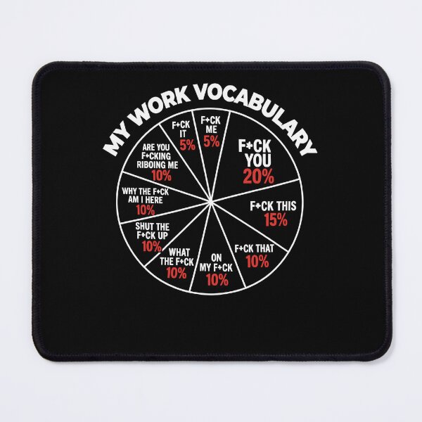 Item preview, My Work Vocabulary Wheel Office Humor designed and sold by cerima.