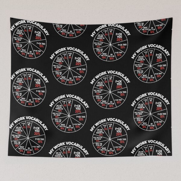 Item preview, My Work Vocabulary Wheel Office Humor designed and sold by cerima.