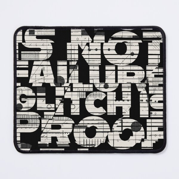 Item preview, Glitch is proof of life designed and sold by Bulografik.