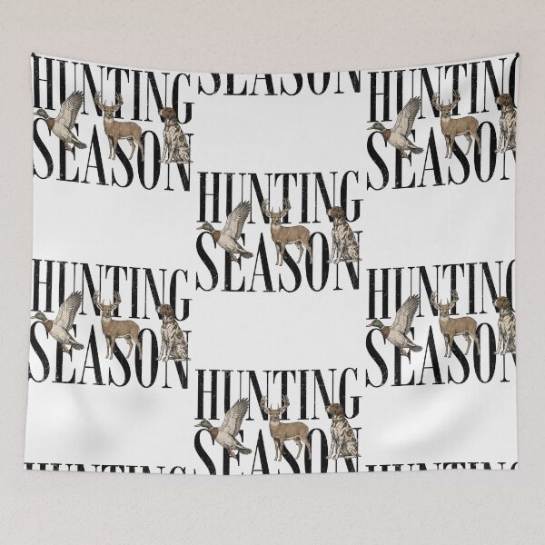 Item preview, Hunting Season Duck Deer Dog Wildlife Scene designed and sold by RDGNR.