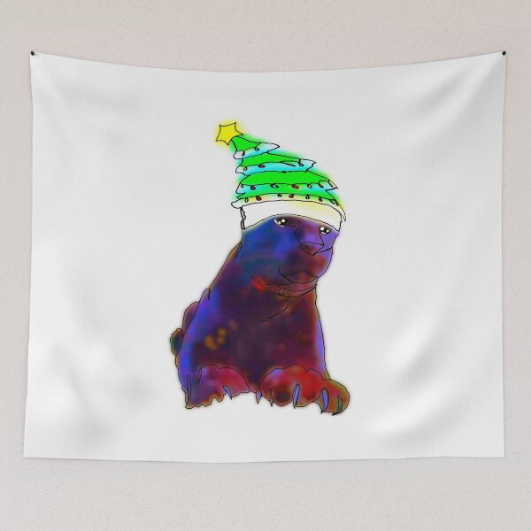 Item preview, Pam the Panther Wearing a tree Hat – animalzinhats designed and sold by Ashley’sAnimalz.