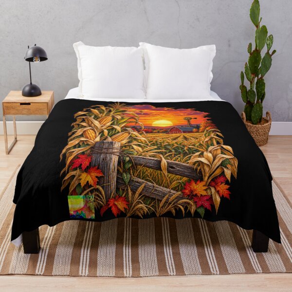 Item preview, Cornfield at Sunset designed and sold by RockitBaby.
