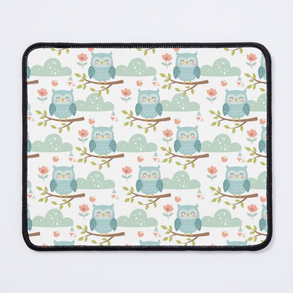 Item preview, Cute Owl Seamless Pattern Vector Branch Floral Background designed and sold by prapapon.