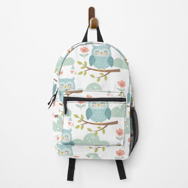Item preview, Cute Owl Seamless Pattern Vector Branch Floral Background designed and sold by prapapon.