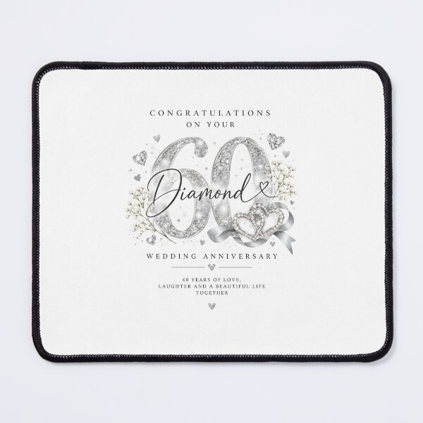 Item preview, 60th Wedding Anniversary Card | Diamond Anniversary Card for Mum & Dad designed and sold by Aesthetic-Avenue.