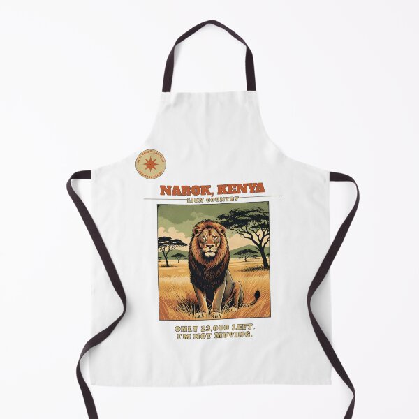 Item preview, Narok Kenya Lion Vintage Safari T-Shirt | Wildlife Tee designed and sold by StillHereWild.co.