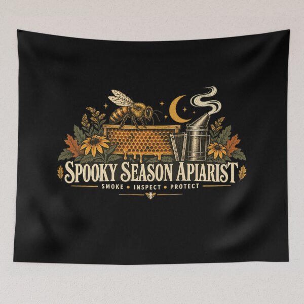 Item preview, Spooky Season Apiarist designed and sold by AMICO77.