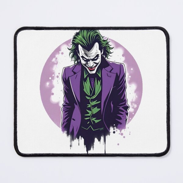 Item preview, Dark and Mysterious Joker Illustration with Playful Smile designed and sold by skmg1968.