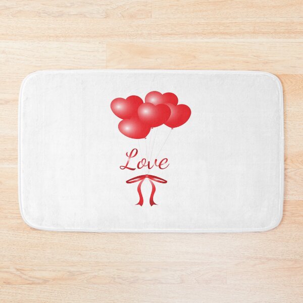 Item preview, Romantic Red Heart Balloons Fly Away Vector Design designed and sold by Carftora786.