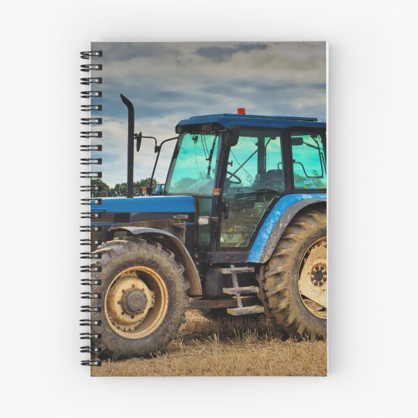 Item preview, Blue tractor in a field designed and sold by JEZ22.
