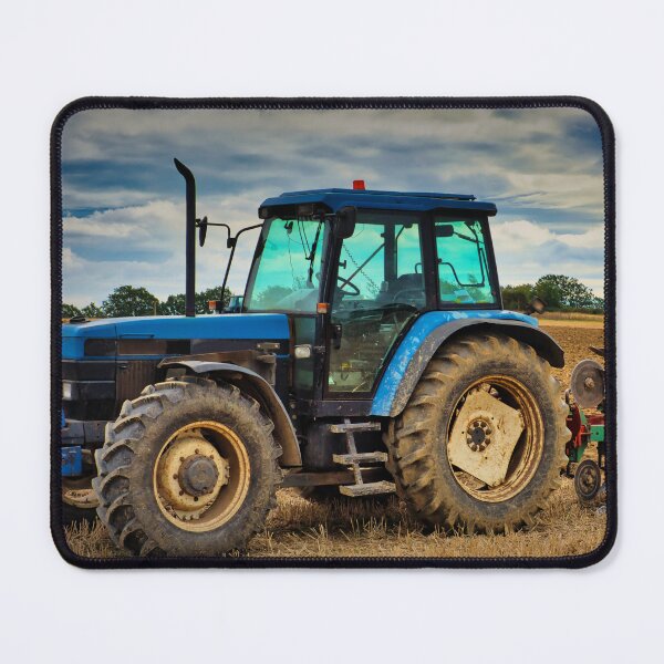 Item preview, Blue tractor in a field designed and sold by JEZ22.