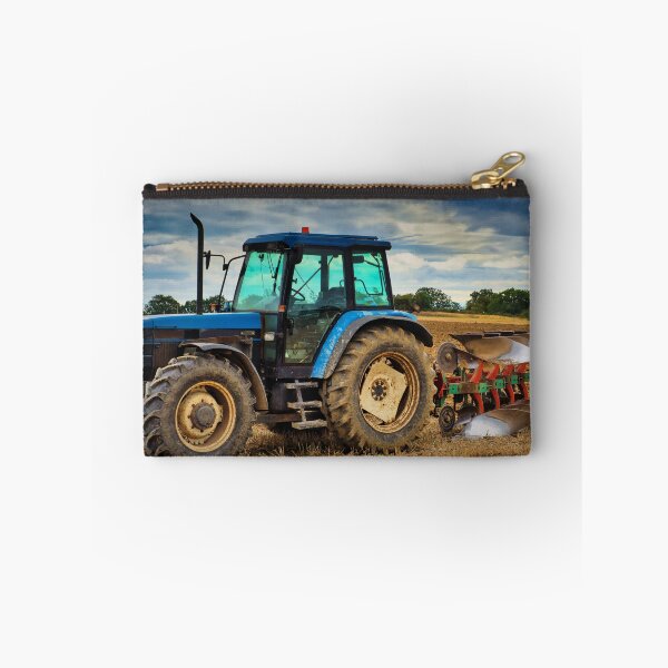 Item preview, Blue tractor in a field designed and sold by JEZ22.