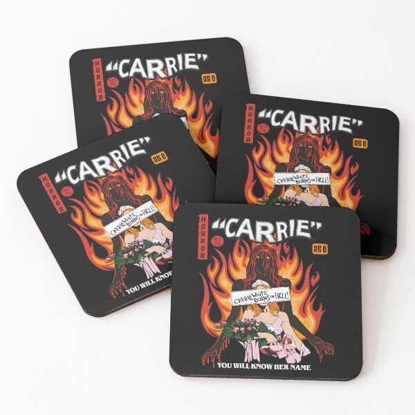 Item preview, Carrie White Horror Comic Retro Fire Vengeance designed and sold by ZEtexaxe.