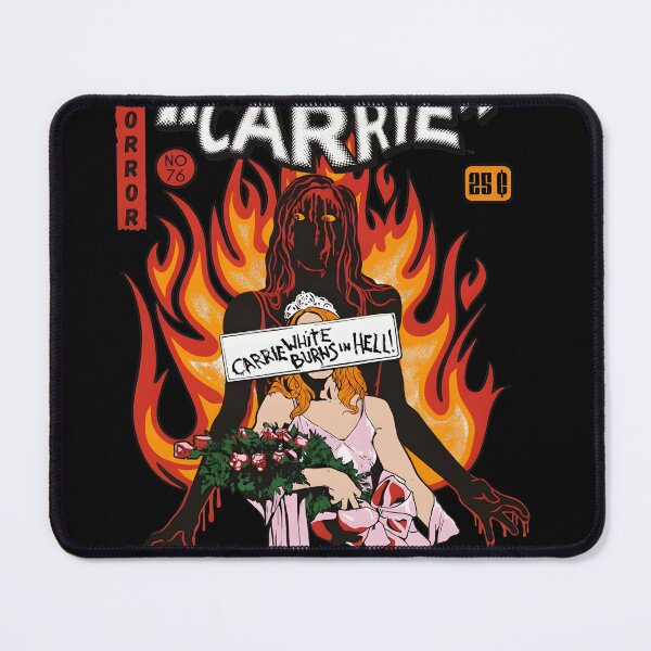 Item preview, Carrie White Horror Comic Retro Fire Vengeance designed and sold by ZEtexaxe.